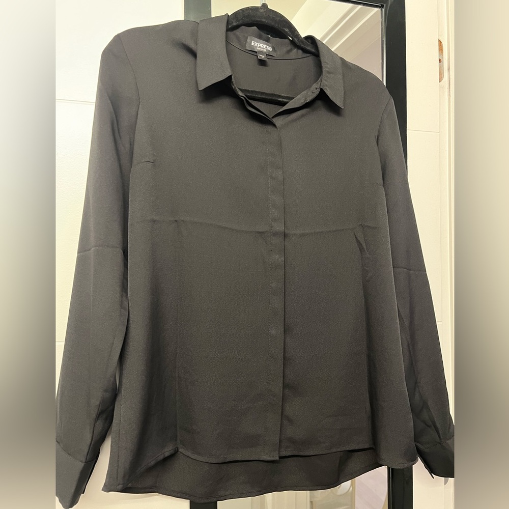 Express black portofino shirt
